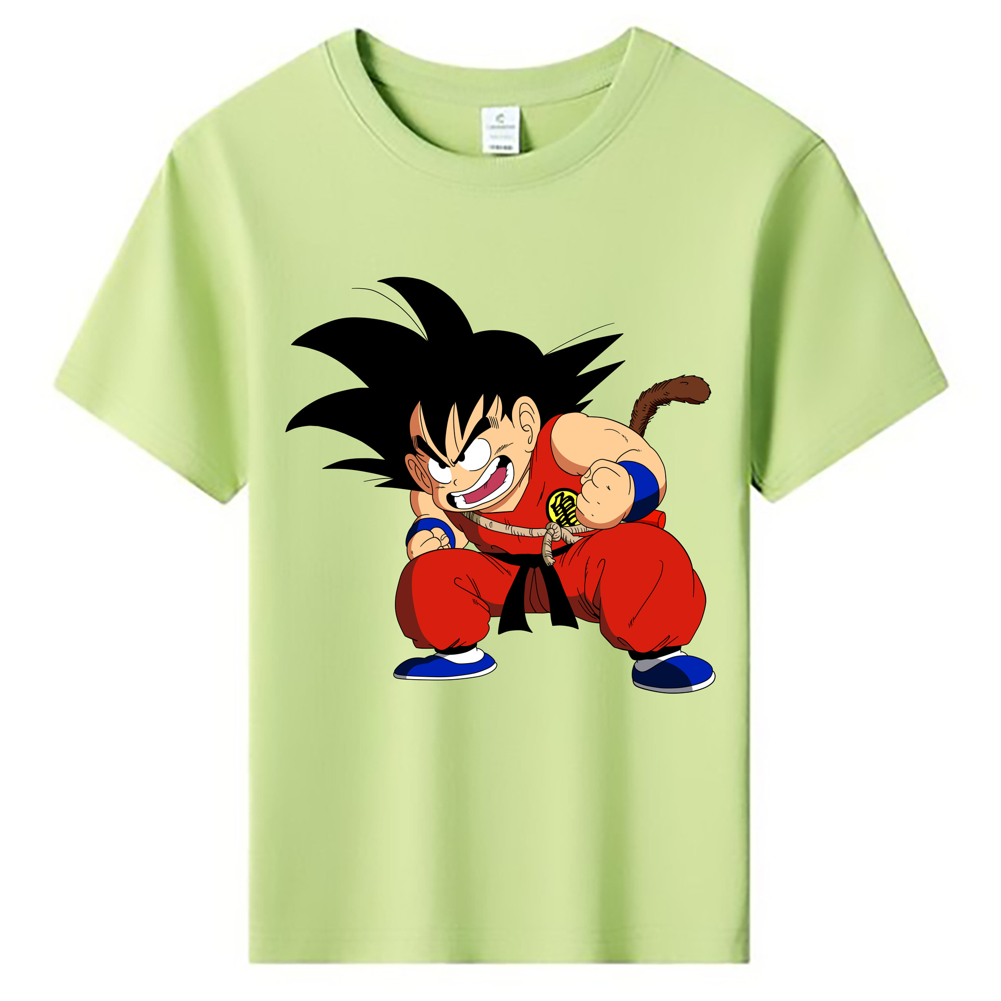 （画像用） ドラゴンボール 孫悟空（そん ごくう）Son Goku カカロット DRAGON BALL Kakarotto 綿100％キッズTシャツ（フロントプリント）